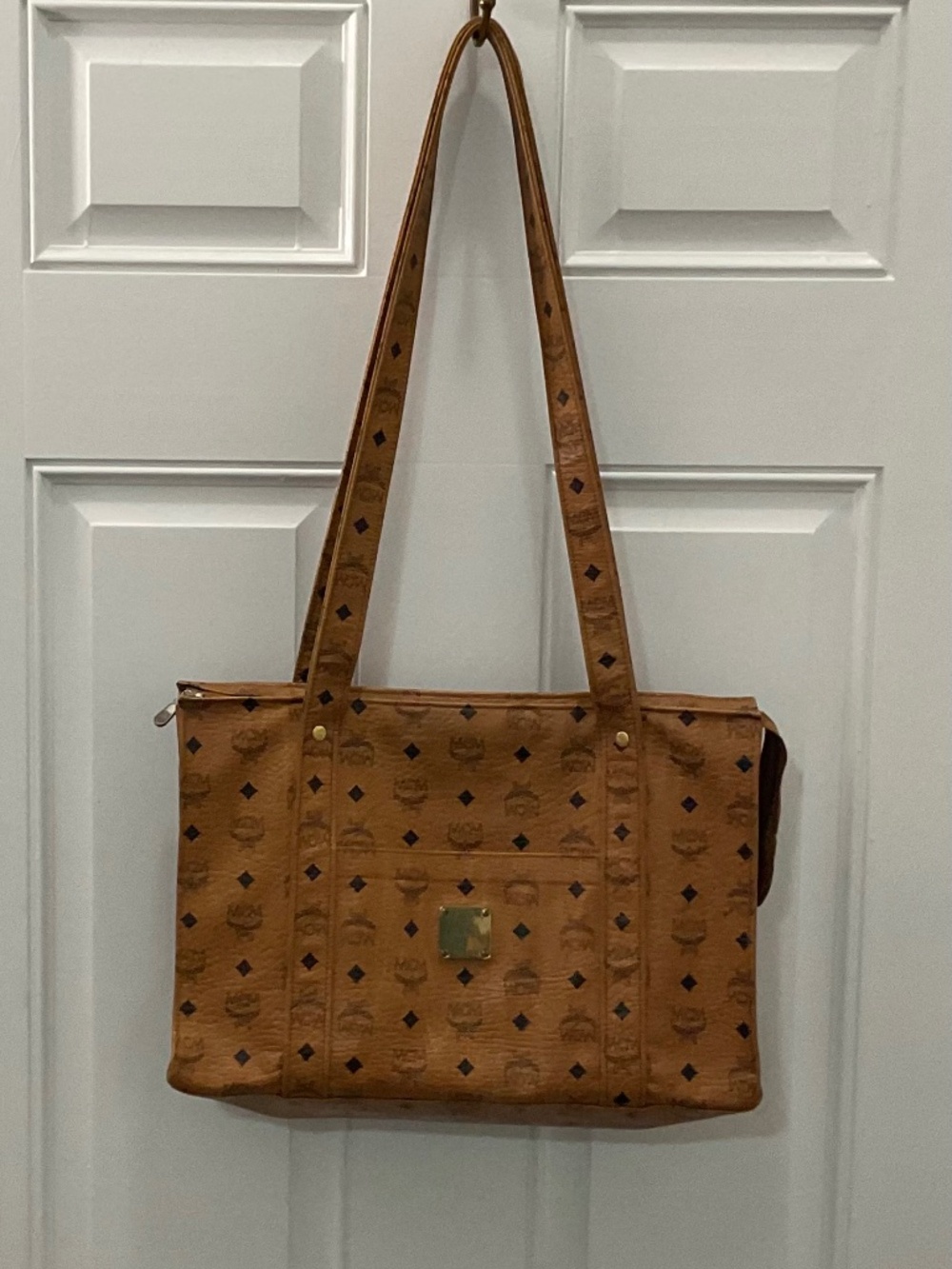 MCM Shoulder Bag Brown PVC X0468 4536186.